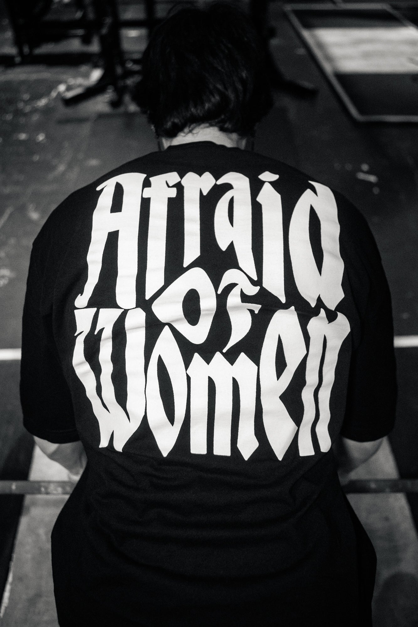 "Afraid of Women" Heavyweight Oversized Tee