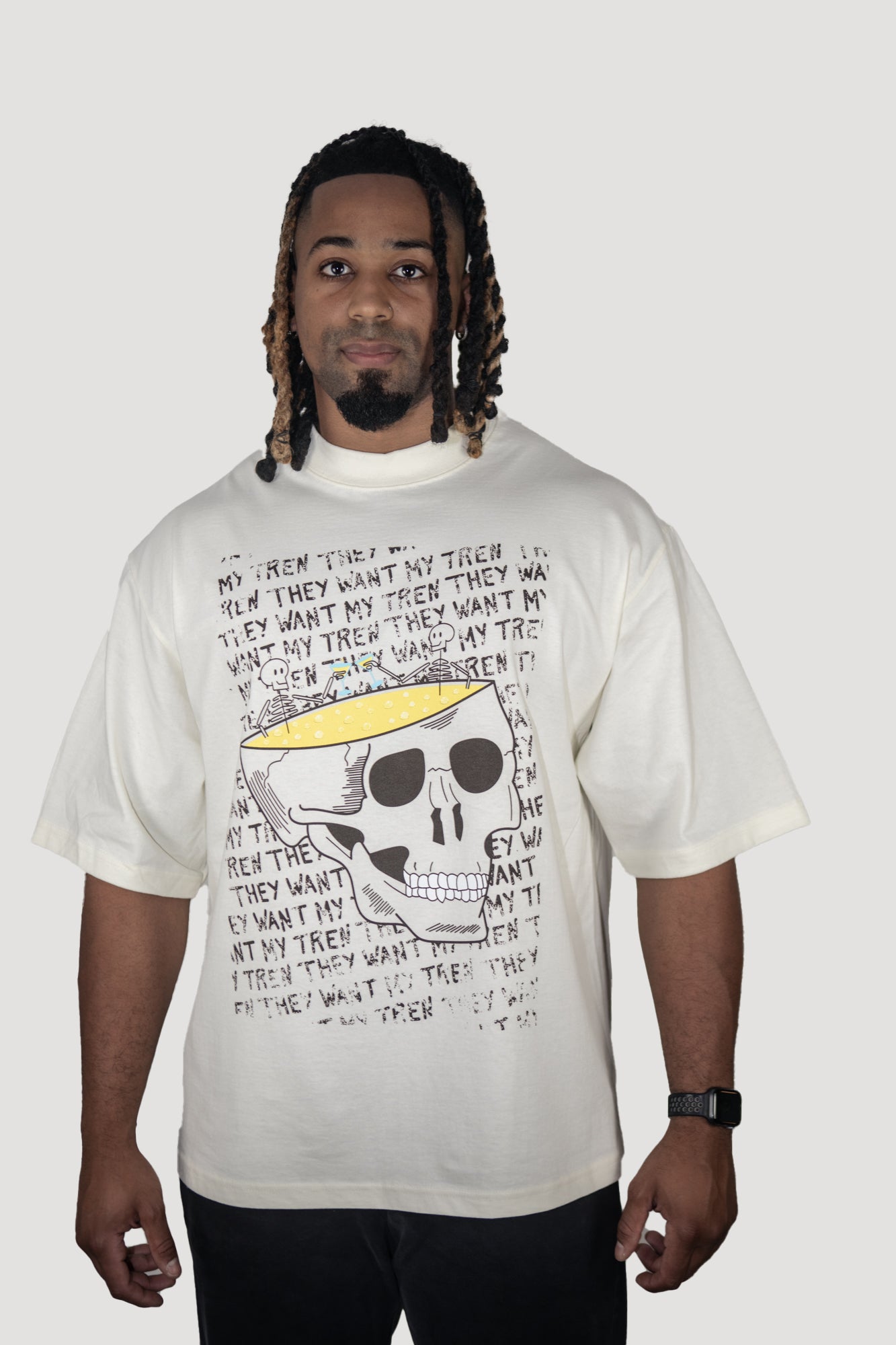 "Schizophrenic Lifter" Heavyweight Oversized Tee