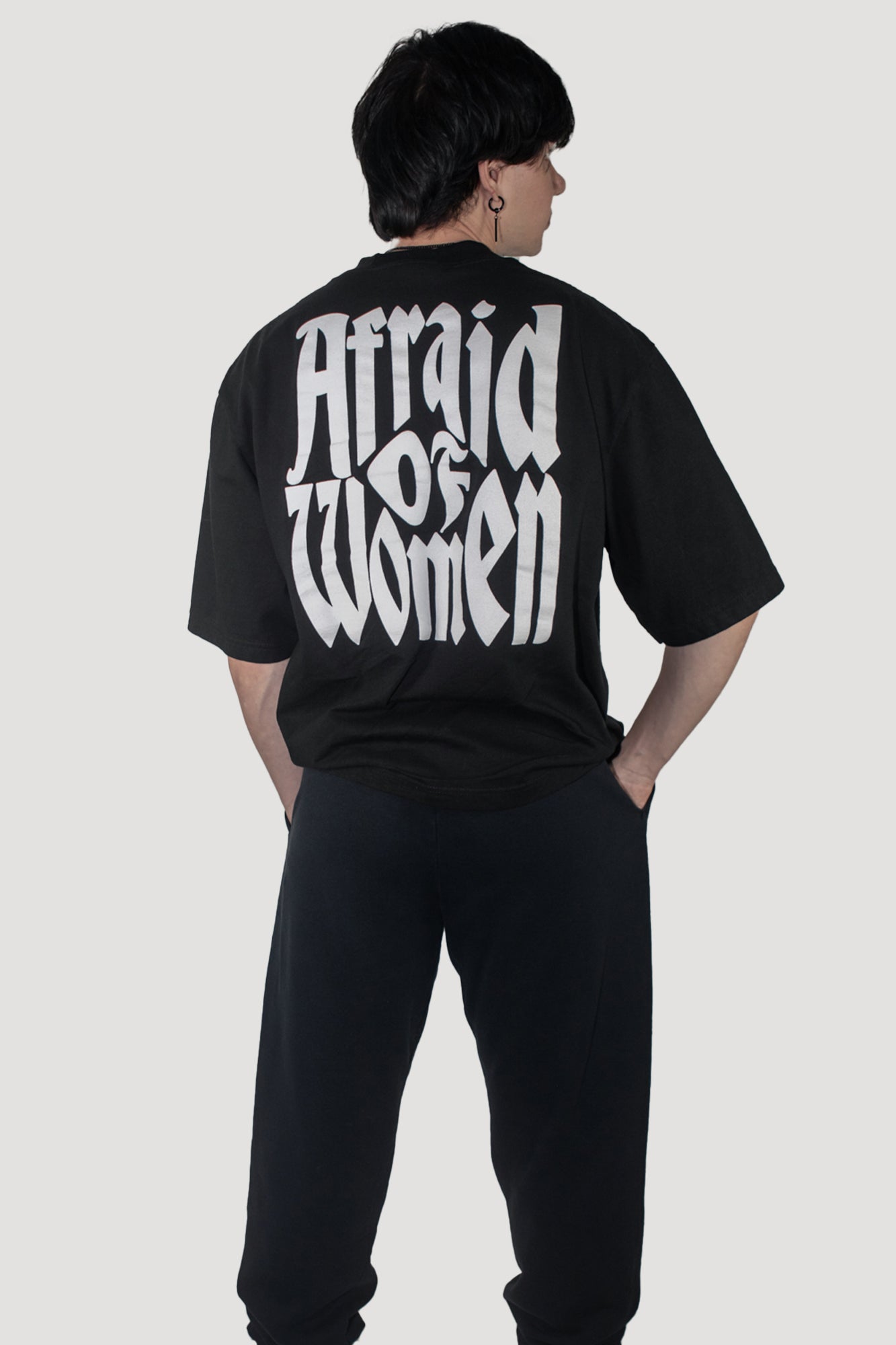 "Afraid of Women" Heavyweight Oversized Tee