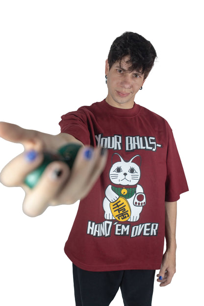 "Your Balls-" Heavyweight Oversized Tee