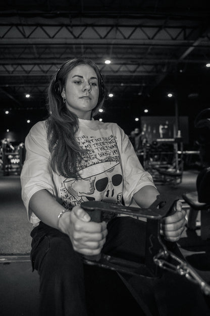 "Schizophrenic Lifter" Heavyweight Oversized Tee