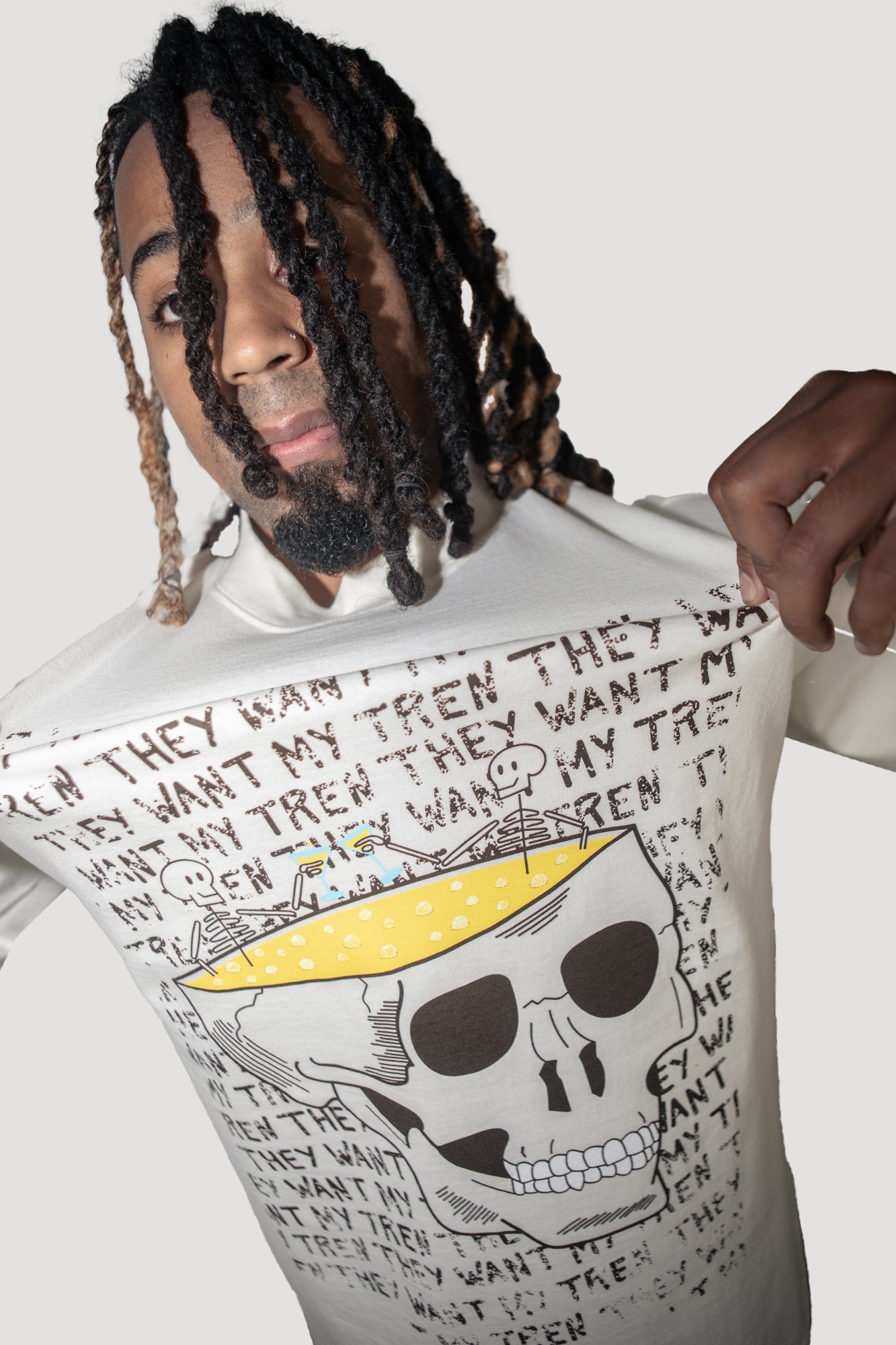 "Schizophrenic Lifter" Heavyweight Oversized Tee