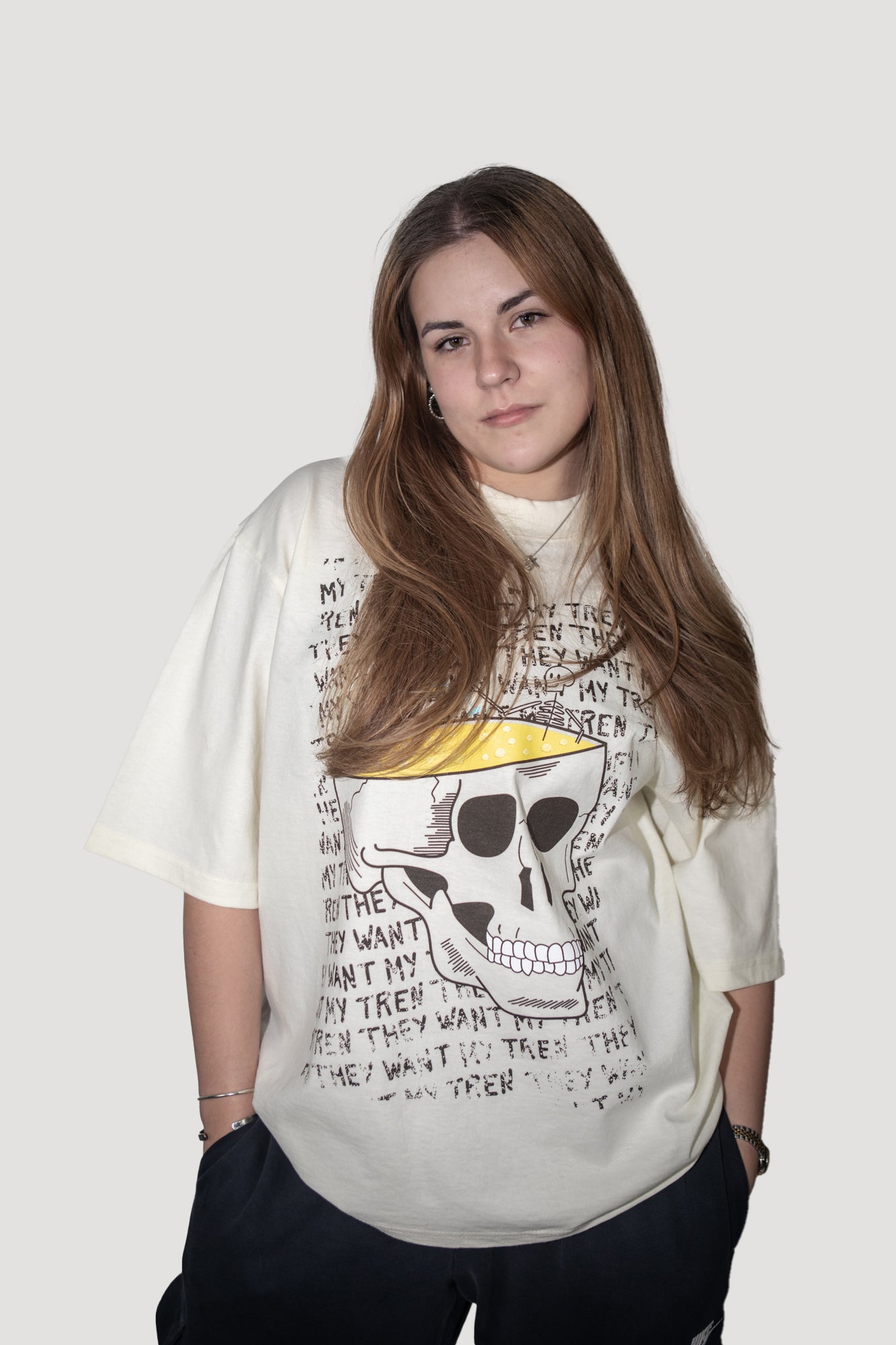 "Schizophrenic Lifter" Heavyweight Oversized Tee