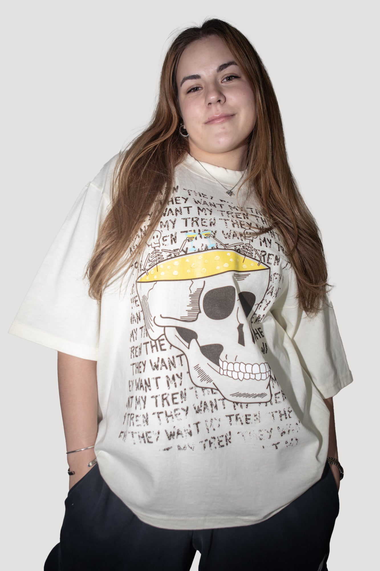 "Schizophrenic Lifter" Heavyweight Oversized Tee